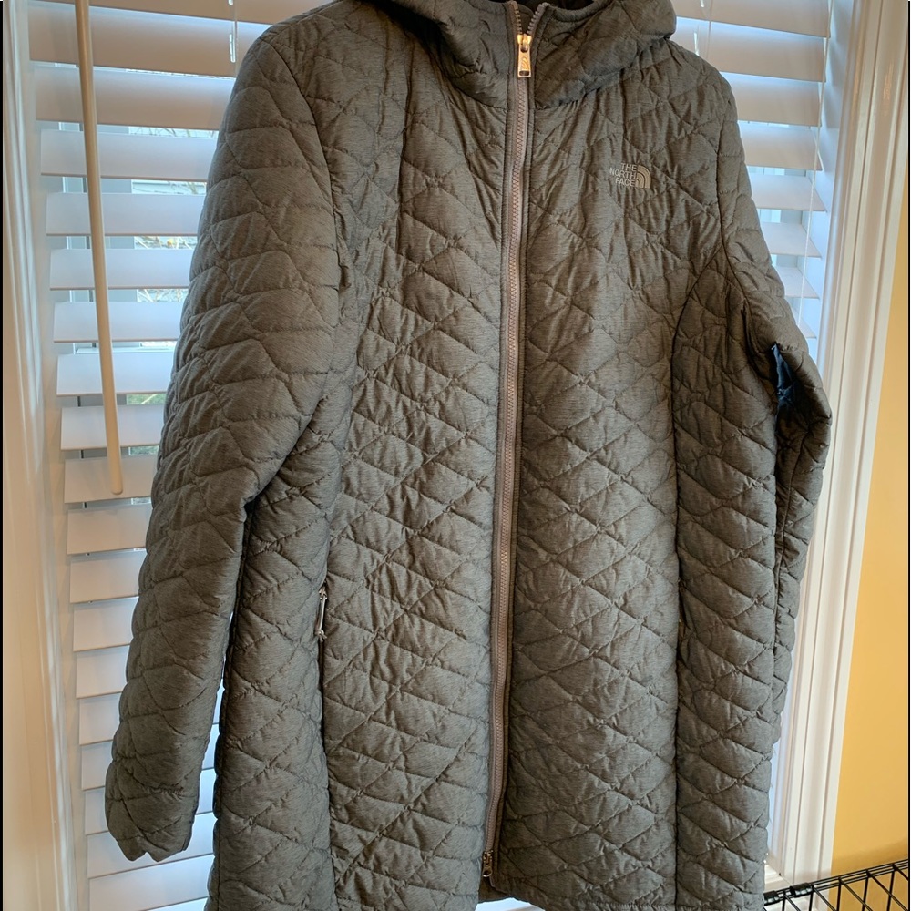 The North Face Quilted Puffer Jacket in Olive Green